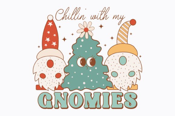 Christmas Chillin with My Gnome SVG: Crafts & Graphics