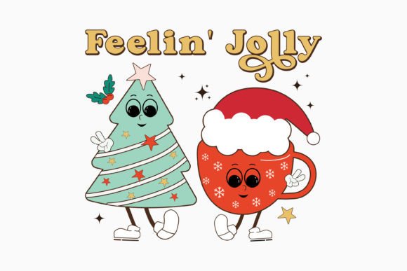 Christmas Feelin Jolly Retro Svg: Graphics & Crafts Review