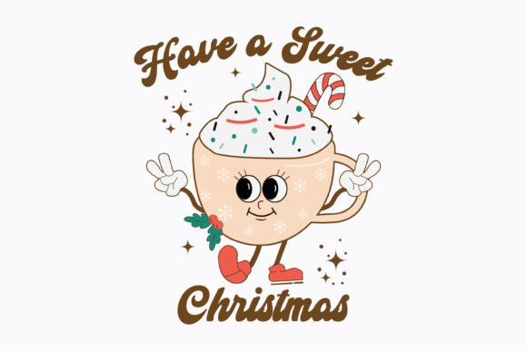 Christmas Have a Sweet Retro Svg: Graphics for Crafts
