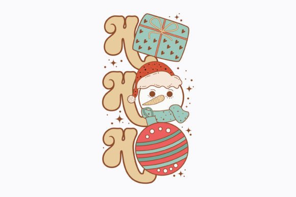 Christmas Ho Ho Ho Retro Svg for Graphics and Crafts