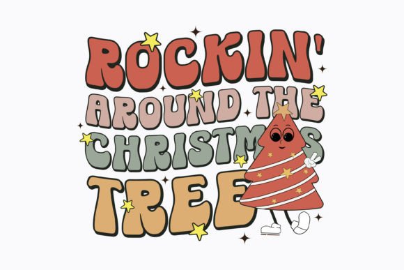 Christmas Rockin Around the Retro Svg Review