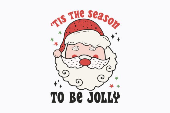 Christmas Tis the Season to Be Retro Svg: Graphics for Crafts