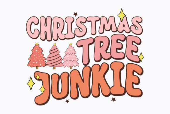 Christmas Tree Junkie: Retro Graphics for Crafts