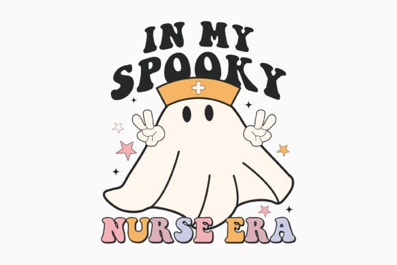 Halloween in My Spooky Nurse Retro Svg: Graphics for Crafts