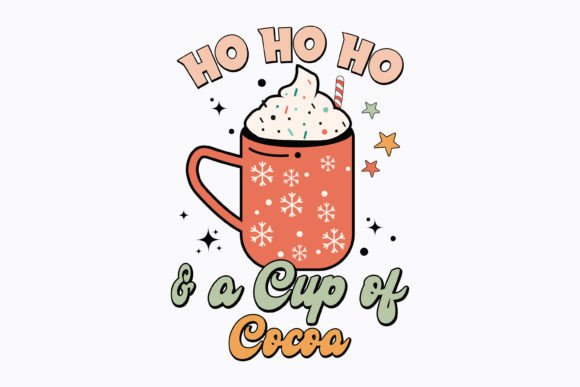 Ho Ho Ho Cocoa Retro Christmas SVG Review