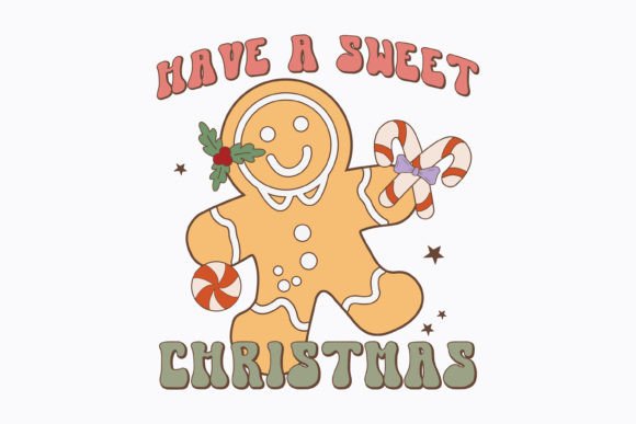 Retro Christmas Have a Sweet SVG: Graphics for Crafts