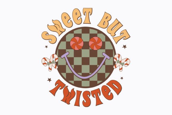 Retro Christmas Sweet but Twisted Svg: Graphics for Crafts